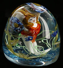 Lampwork bead by Lezlie Winemaker at the 2011 Dundas Studio Tour